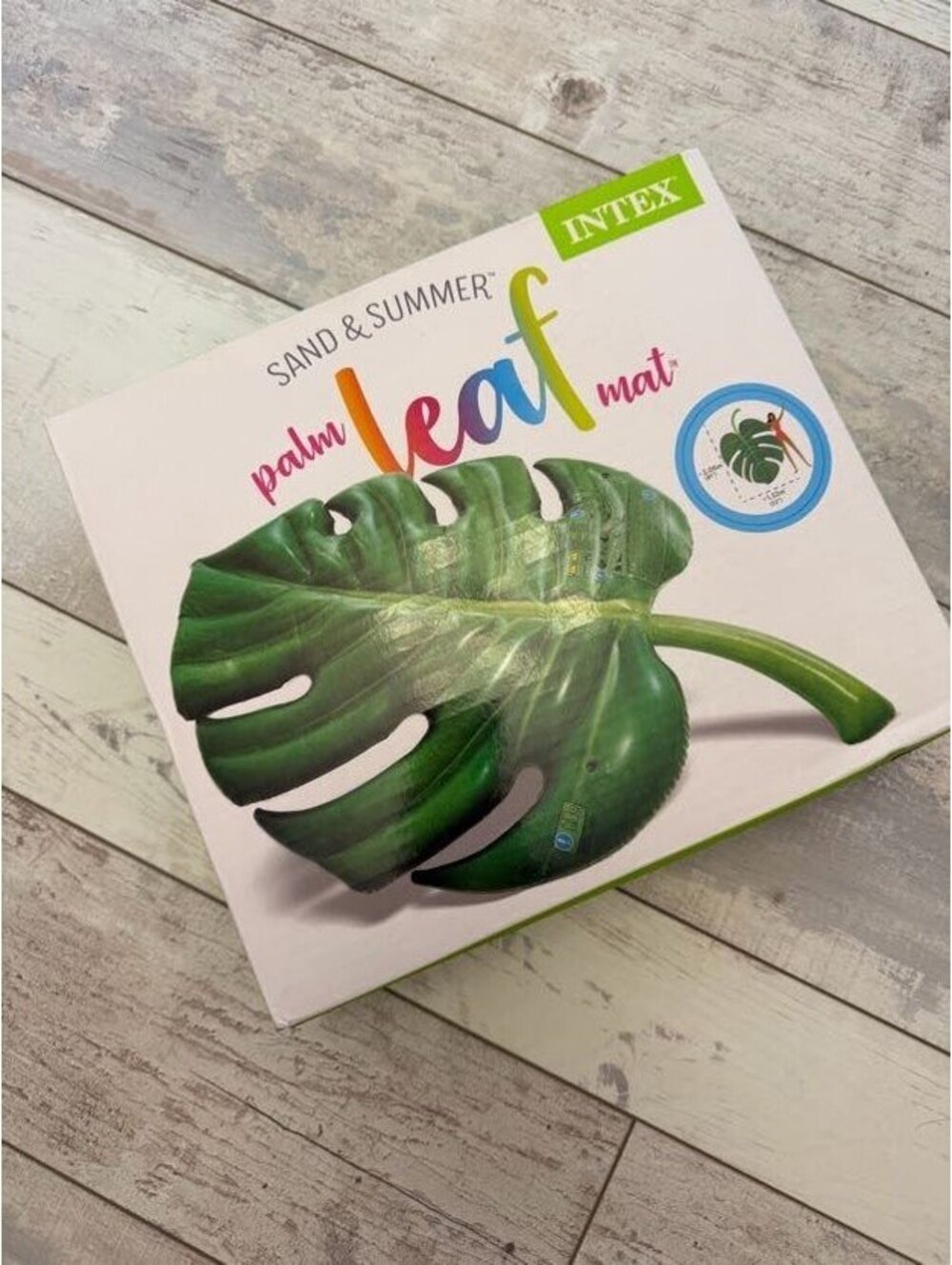 Intex Palm Leaf Inflatable Pool Float Mat 58782 New